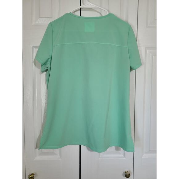 Cherokee uniforms medium women's mint scrub top - Picture 3 of 8